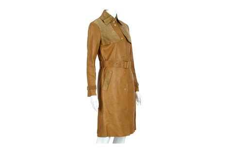 Tom Ford Gucci Leather Trench Coats for Women 